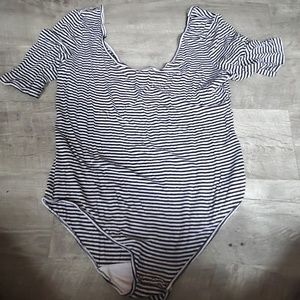 Stripped Bodysuit
